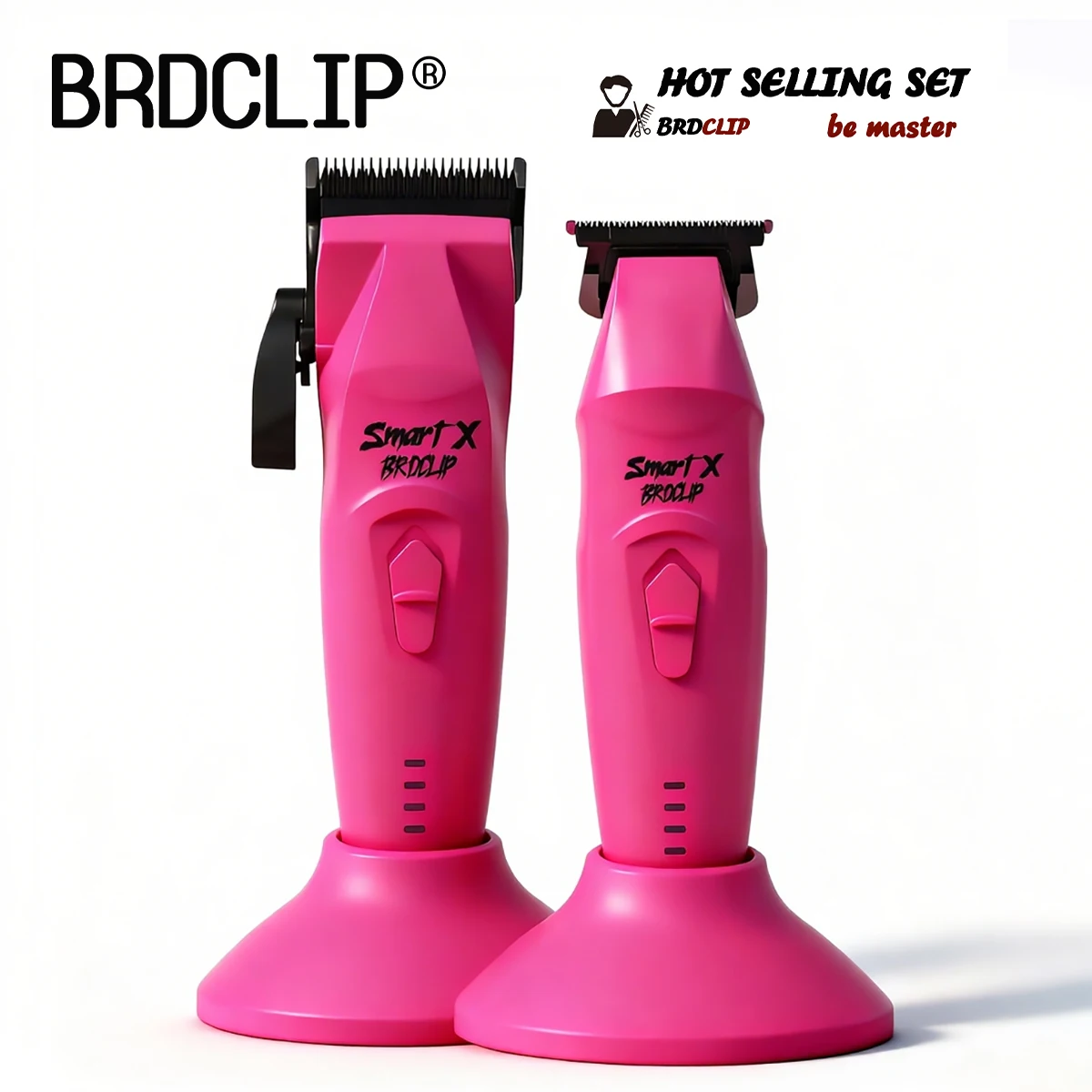 

Professional Hair Clipper BRDCLIP 7200RPM Brushless Motor DLC FADE Blade With Base Barber 7000RPM Electric Trimmer