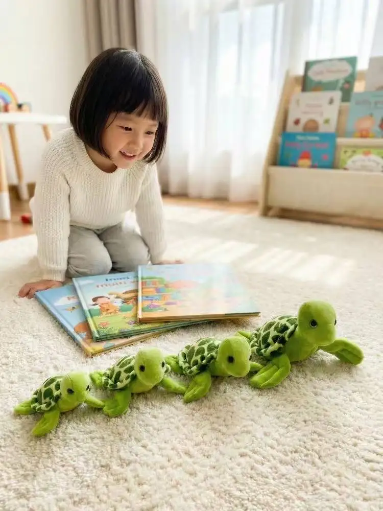 Neueste Eltern-Kind-Schildkröten-Puppe Kawaii Plüschtier Figur Cartoon Anime Niedliches Kinder-Geburtstags- und Feiertagsgeschenk – Detail 25