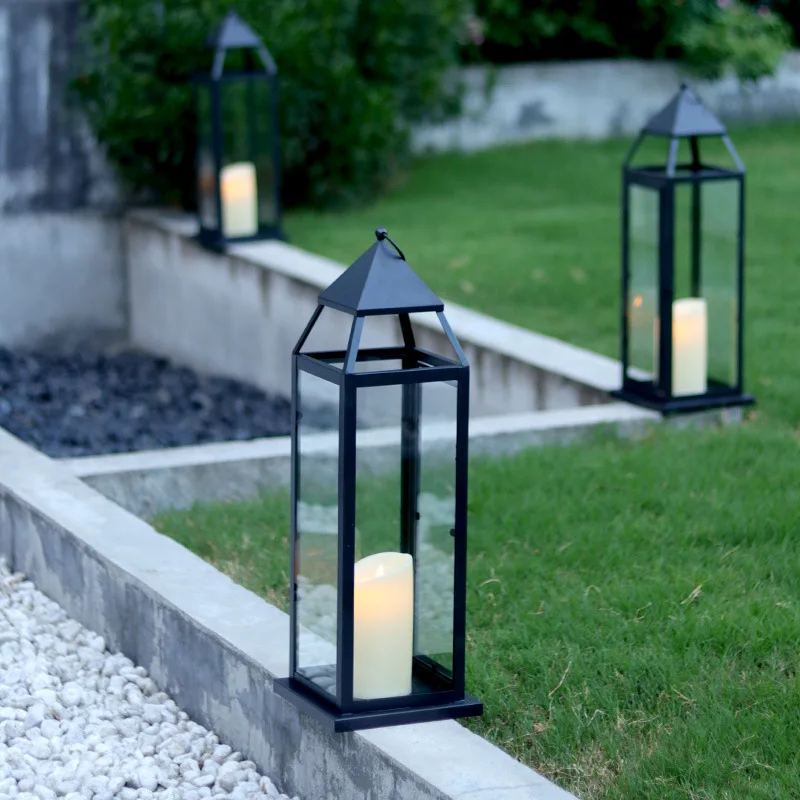 Factory Direct 2026 Modern Simple Spot Wholesale Hotel Courtyard Floor-to-ceiling Wind Lantern Large Wedding Road Guide