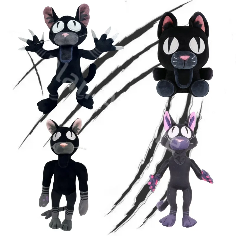 

New 99 Nights In The Forest Plush 99 Nights The Black Cat Plush Doll Toy Soft Stuffed Game Anime Peripherals Toy Gift For Kid
