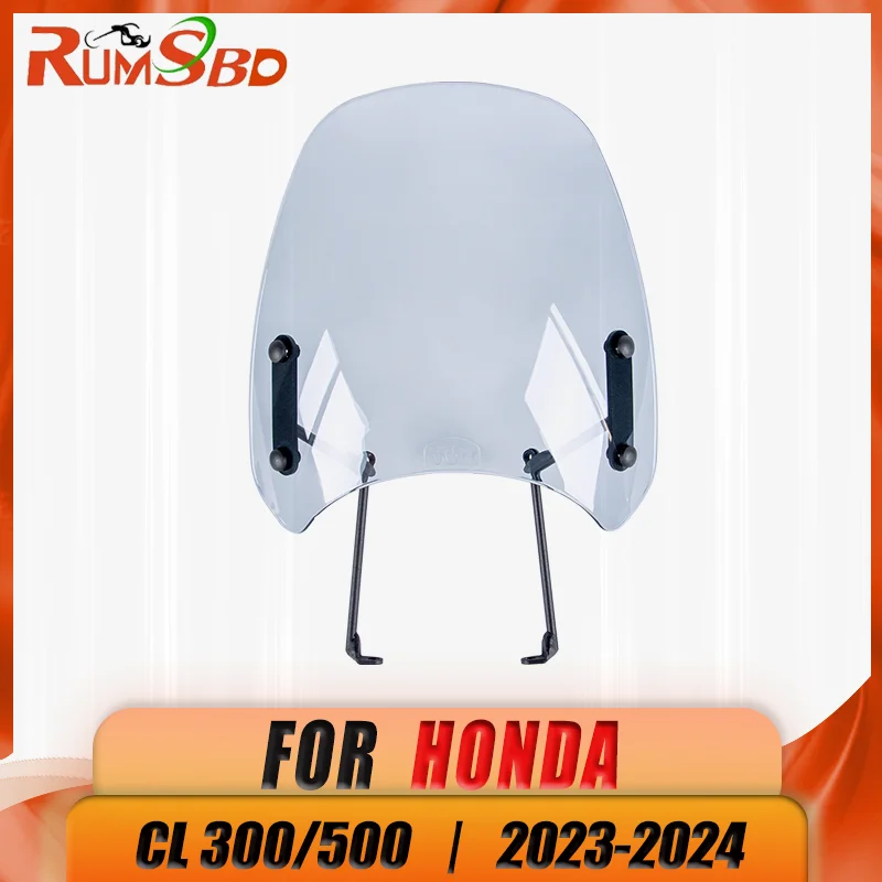 

Motorcycle Air Flow Deflector Visor Wind Shield Screen Windshield Windscreen For Honda CL250 CL300 CL500 2023 2024