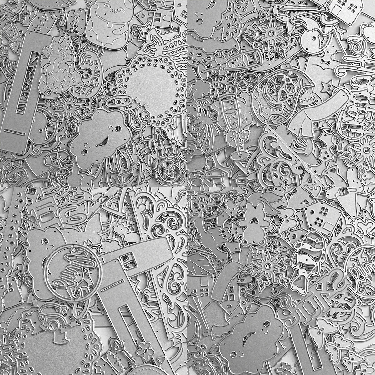 

Случайная отправка металлических штампов, различные дизайны, форма для DIY, скрапбукинг, бумажные карты, трафарет, тиснение, ремесло, тиснение