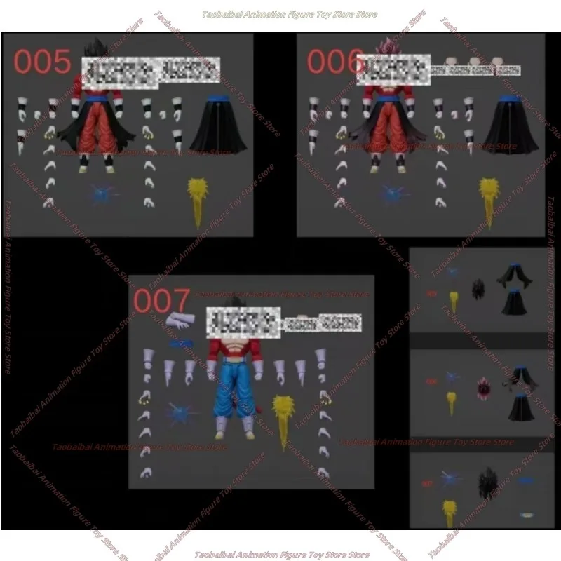 Dimensão mítica estúdio kong toque tipo seis orelhas série super quatro temporada tour wukong 1/12 figuras de ação coleção