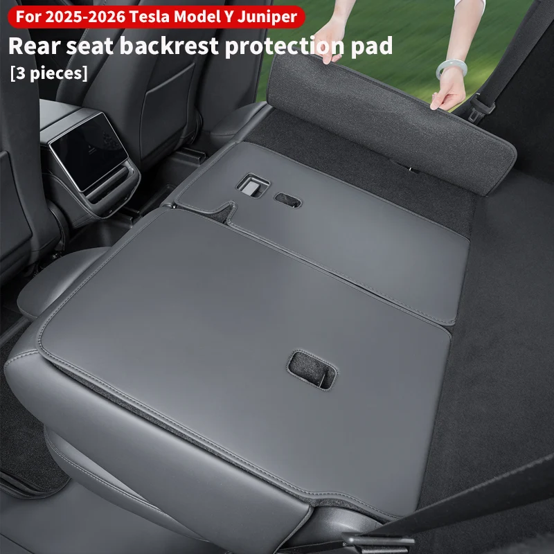Suitable for 25-26 Tesla refreshed Model Y rear seat backrest cushion and backrest anti cushion modification accessories Model Y
