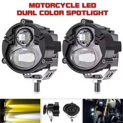 Motorcycle LED Work Spotlights 12V Car DRL Lights 6500K Fog Lens Spotlight for Jeep Wrangler 4x4 Off-Road Vehicle