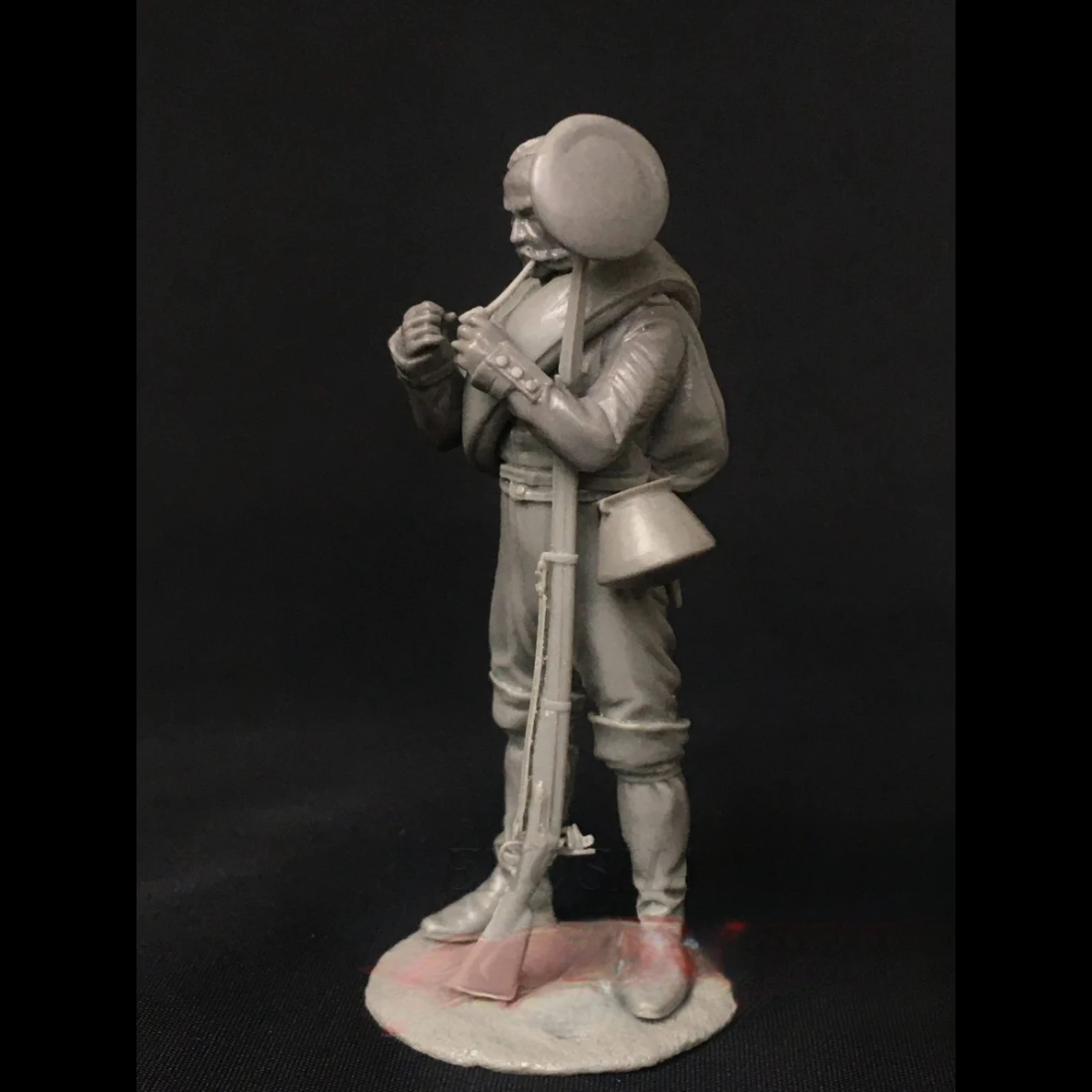 1/32 Resin Unpainted Model Kit, Caucasian Independent Army Noncommissioned Officer, unassembled and unpainted GK