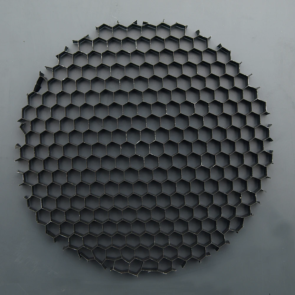 LED  Soft light shade hood downlight spotlight round honeycomb mesh cover black anti-glare anti-dazzling light aluminum