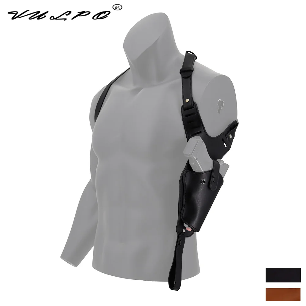 VULPO Tactical nascosto Gun Carry Holster fondina per pistola a spalla ascellare in pelle per M9 M1911 Glock SIG P226 P320 XD