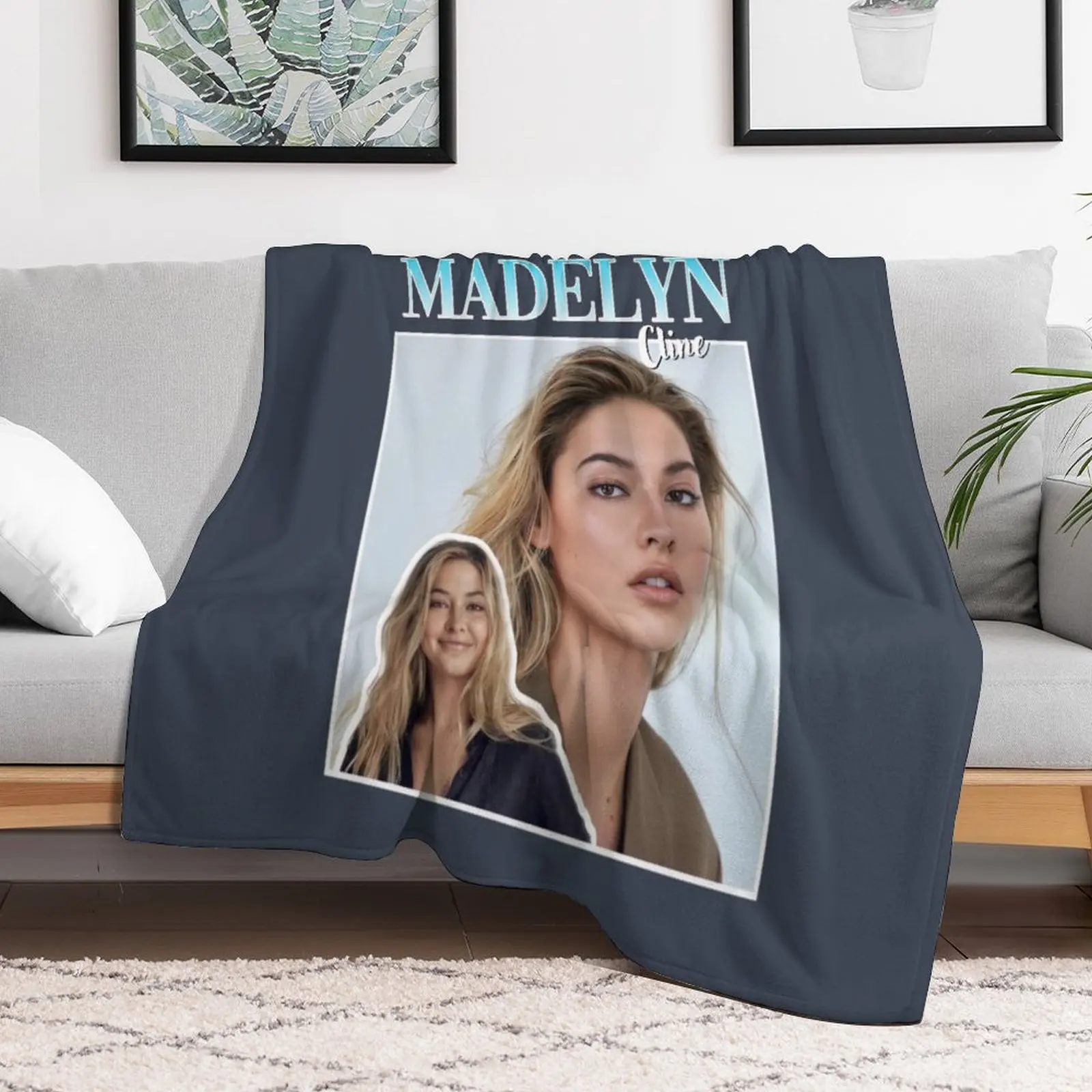 

Madelyn Cline Throw Blanket Camping Luxury Blankets