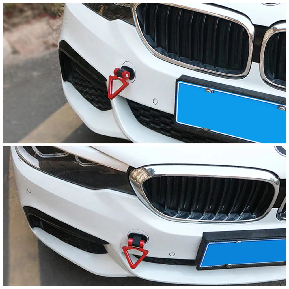 Trekhaak Zelfklevende auto-aanhangwagenhaak Decoratie Universele auto-exterieurdecoratie Voor voor-/achterbumper voor de meeste auto\'s