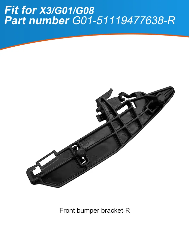 Support de calandre de pare-chocs avant et arrière, BMW Bery G01, F97, 51119477638, supérieur droit, 51119477637, 51137397465, 51137440853