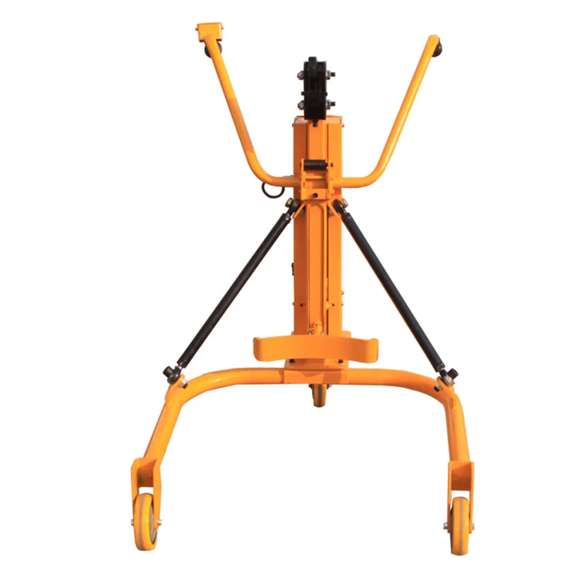 Trolley oil drum mover three-wheel electric short-distance professional hand oil drum pallet truck
