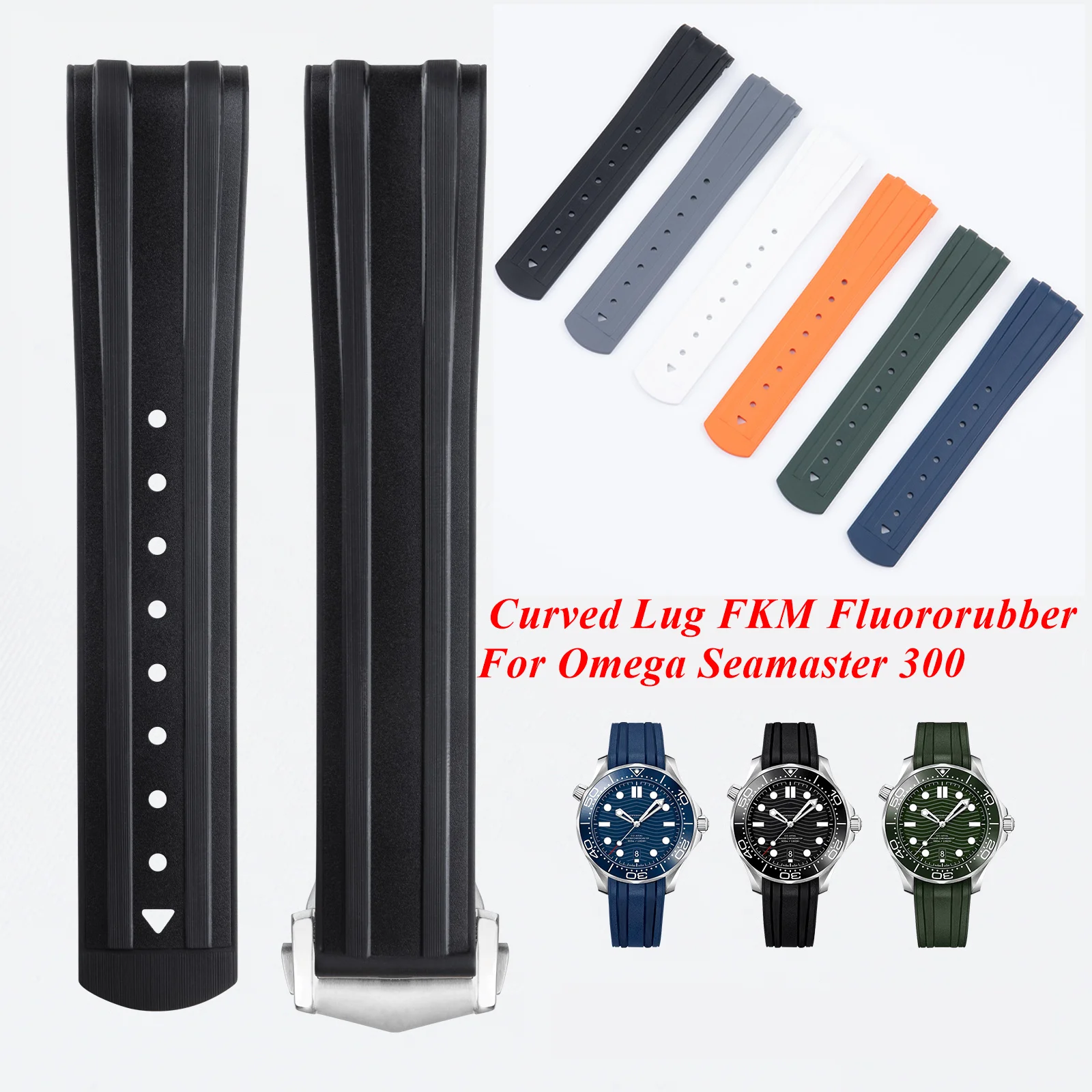 20Mm Curved Lug Fkm…