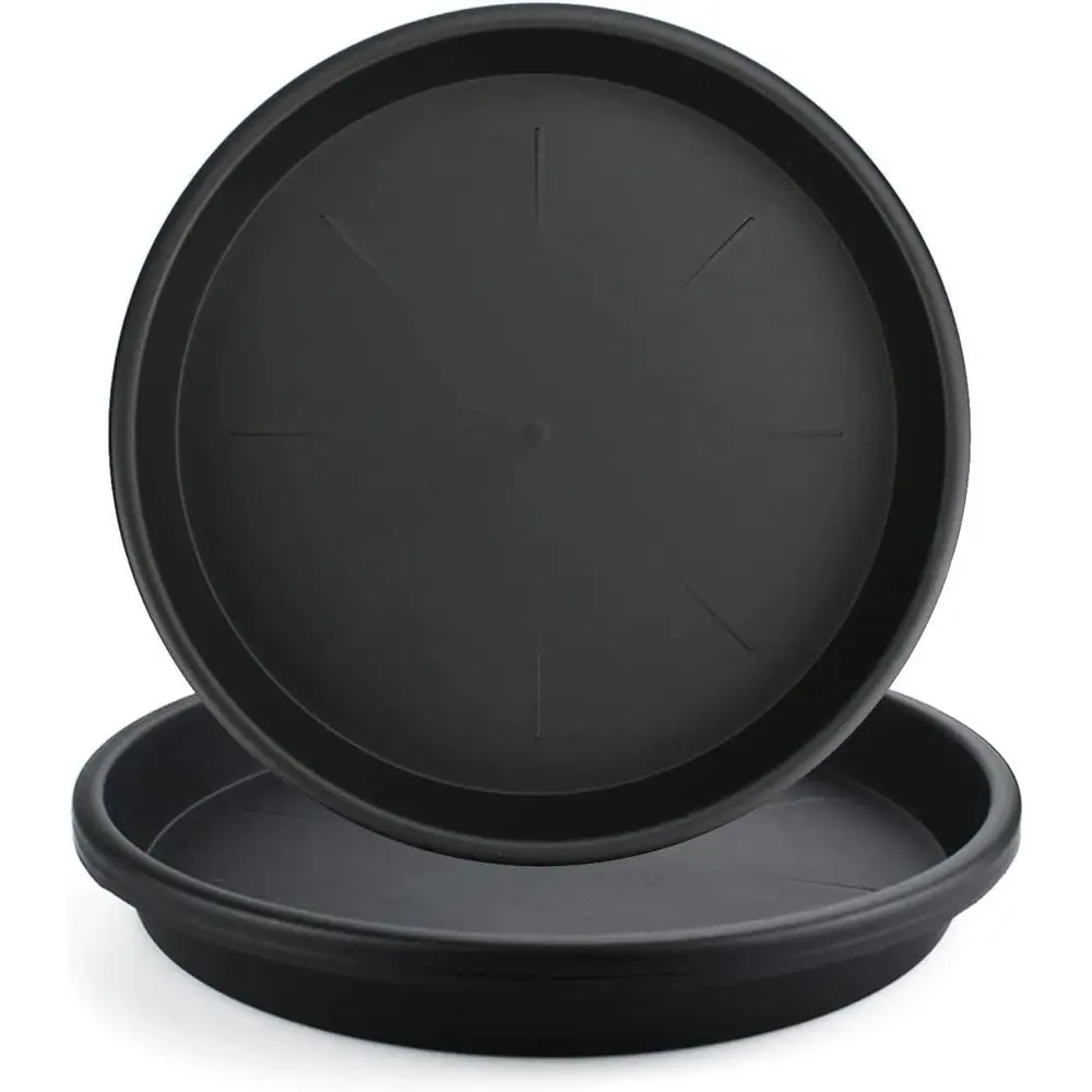 12-inch Plastic Plant Pot Saucers, 3-Pack, Suitable for Indoor and Outdoor Plants