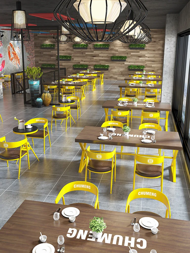

Barbecue shop, table and chair combination, commercial western restaurant, milk tea shop, coffee shop, bar, booth, clear bar, so