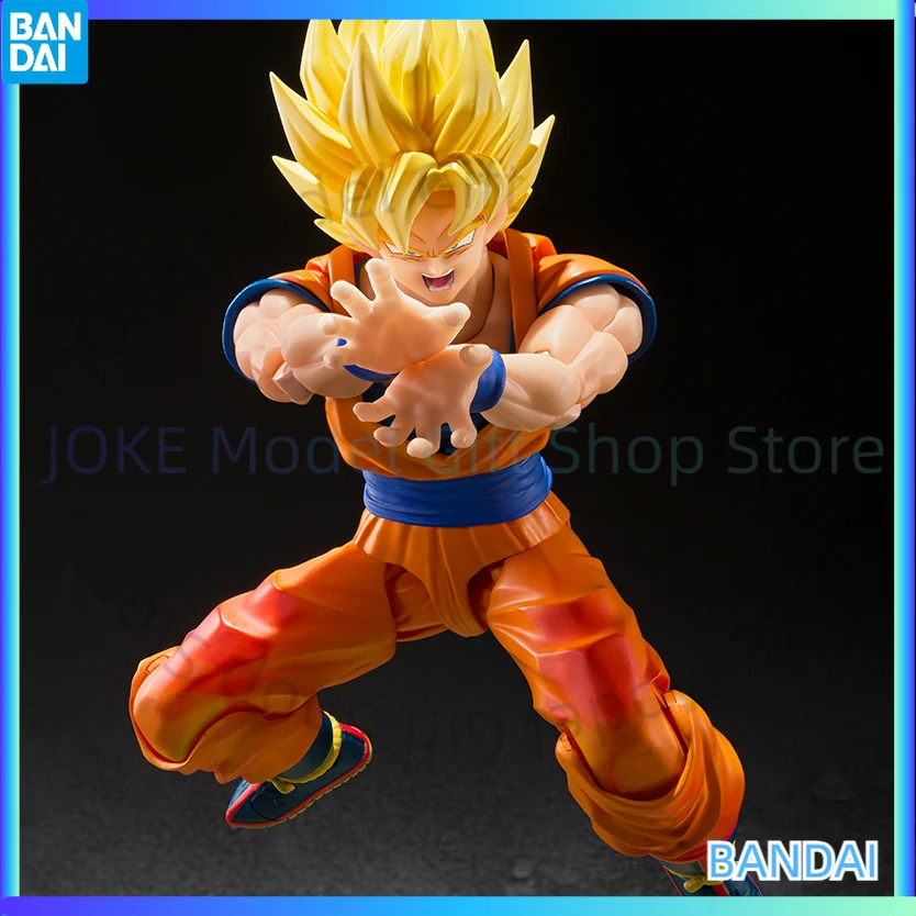 

Original Bandai Dragon Ball Z S.H. Figuarts Super Saiyan Son Goku 3.0 The Games Begin Anime Action Figure Model Toys Gifts