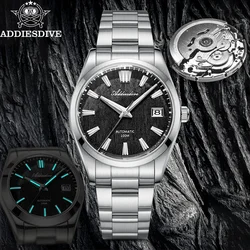 2025 New ADDIESDIVE AD2075 NH35 Automatic Watch 100M Waterproof Sapphire Glass Stainless Steel Dive Mechanical Watches For Men