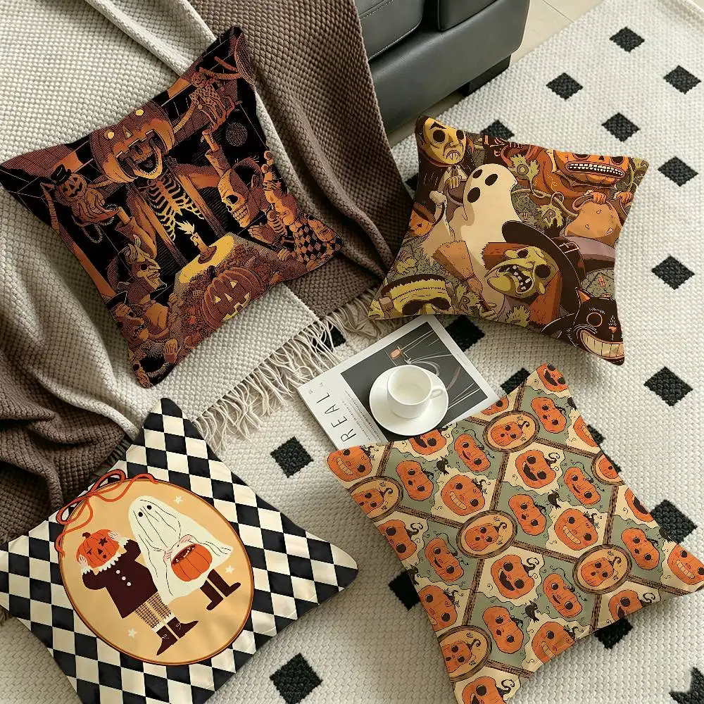 horror movie h-halloween Pillow Gift Home Office Decoration Pillow Bedroom Sofa Car Cushion CoverPillow Case