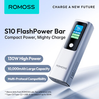 Romoss PPU10 10000mah Power Bank 100W Portable High-Speed Charging External Battery fast charge for Laptops iPhone Xiaomi Huawei
