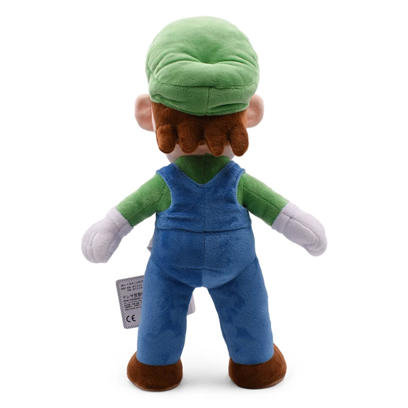 Super Mario Bros. Animal en peluche Luigi, jouet en peluche, jeu de commutation, monde 3D, Odyssey, Wonder Fury, dessin animé, Teddy Butter, 17 pouces