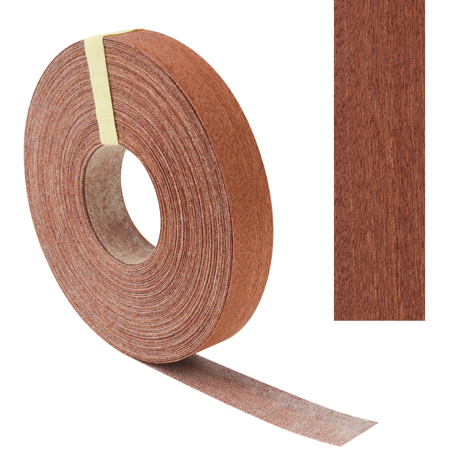 3/4 in x 50 ft Sapele Pre-Glued Wood Edge Banding for Plywood Furniture Tools