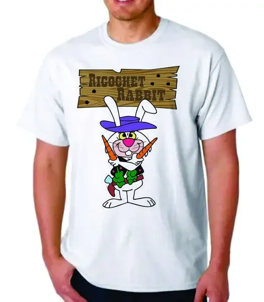 RICOCHET RABBIT CARTOON T SHIRT HANNA BARBERA CEREAL