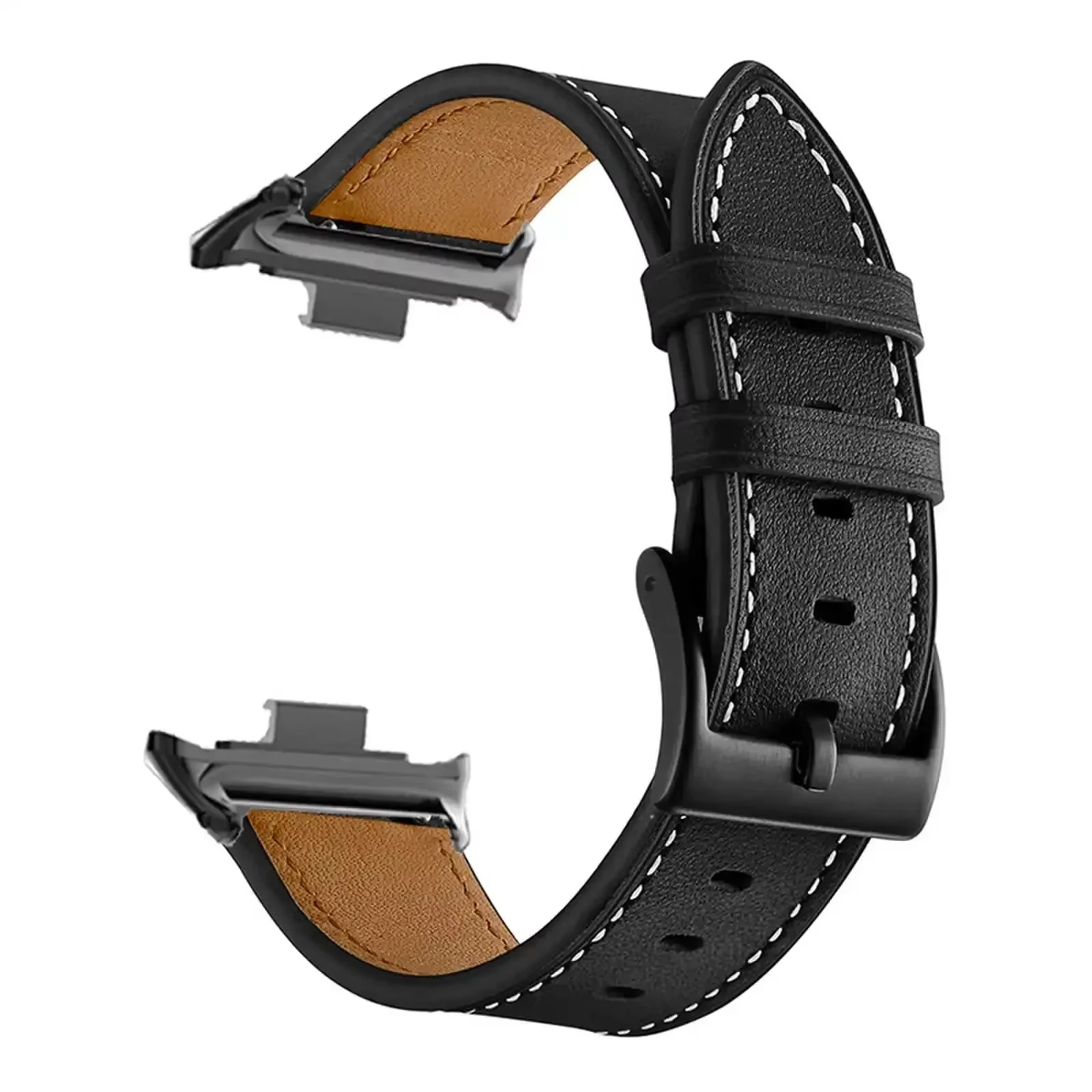 Retro-Lederarmband für Redmi Watch 6 5 4 Smartwatch Ersatzarmband für Xiaomi Mi Band 9 Pro/10 Pro/8 Pro Armband – Detail 7
