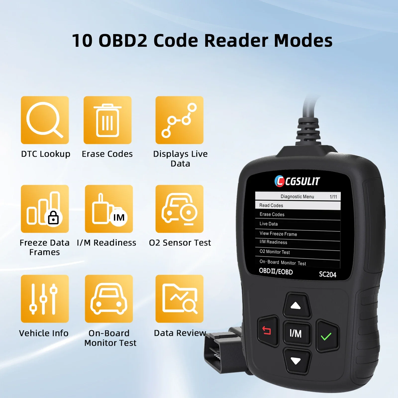 2022 Hot Selling Full System OBD 2 Diagnostic Scanner Tool, Multi-functions OBD2 Car Fault Code Reader