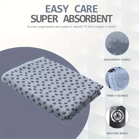 8 best sales फिसलन रहित योग तौलिया - №2