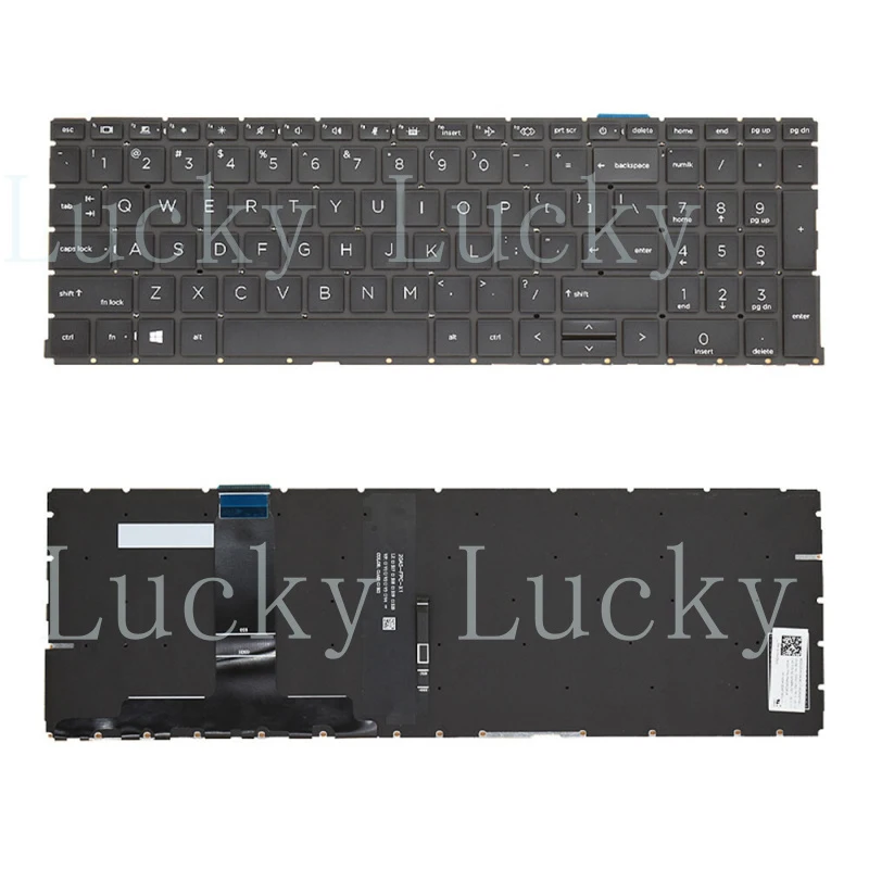 

f For HP 455R 450 G8 ZHAN 66 PRO 15G4 HSN-Q27C-5 Laptop Backlit Keyboard