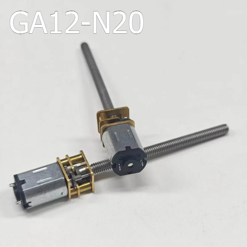 GA12-N20 M4*55 Micro Reduction Gear Motor 3V 12V DC Motors Longer Threaded Electric Motor Low Speed Motor Extended Thread Shaft