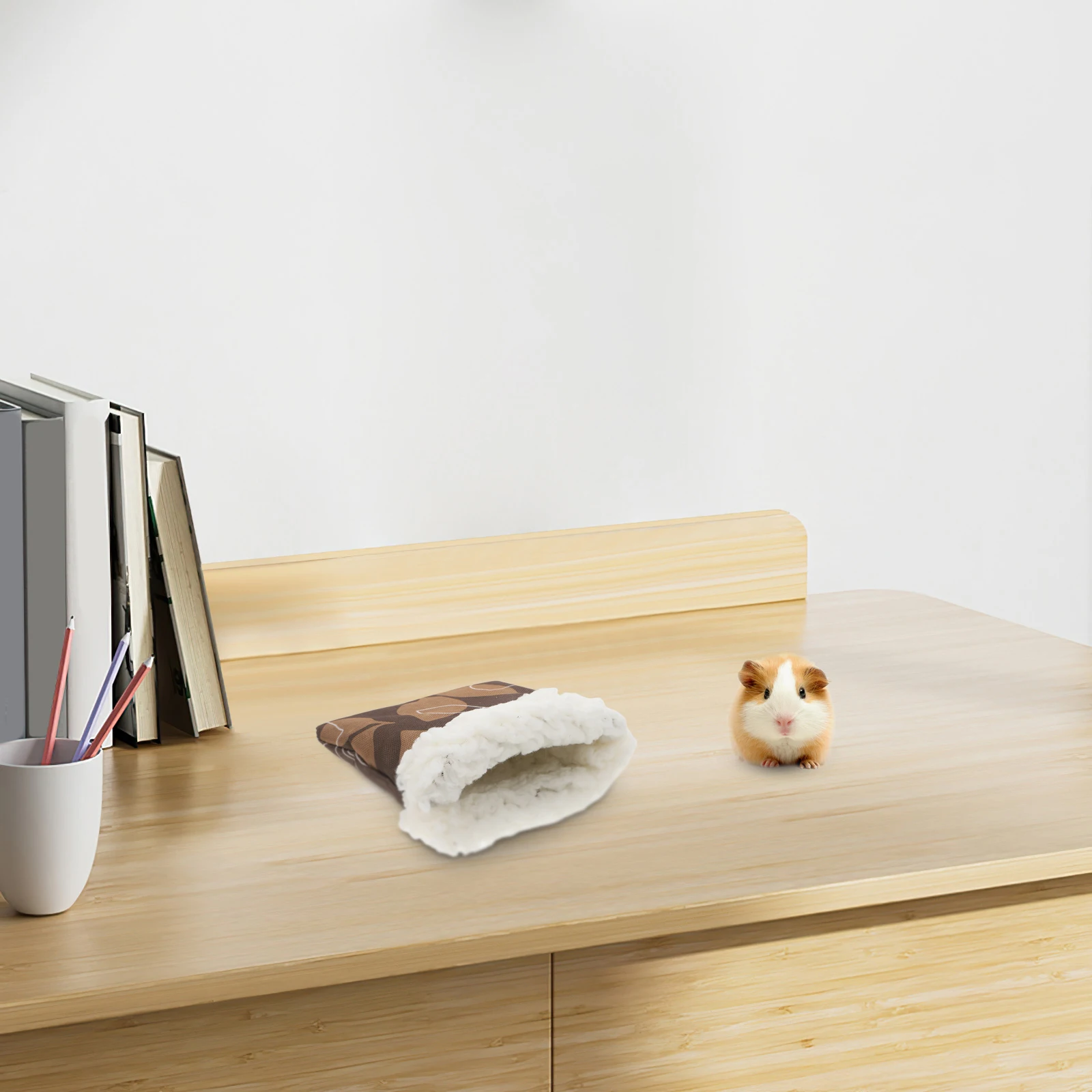 

Fleece Sleep Sack Thermal Sleeping Bag Pet Blanket Hamster Bed Linings for Bedding Mats Baby