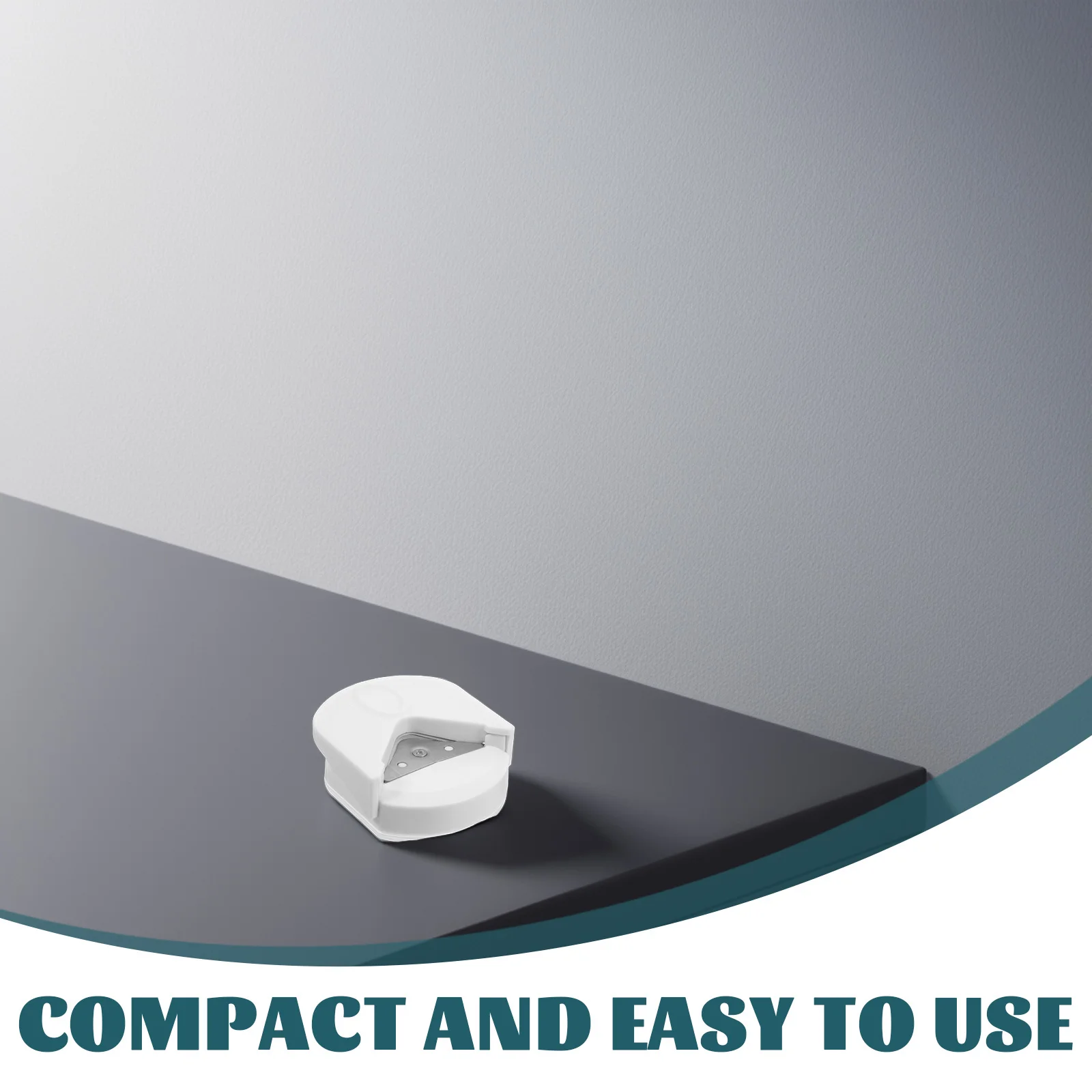 Foto rotonda compatta in plastica resistente con finitura liscia per cartoncino, album, biglietti da visita, foto, carta kraft