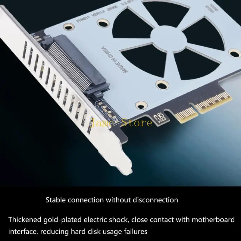 LX0B SFF-8639 to PCIE Adapter PH46 to PCIe Adapter Fast Data Transfer High Speed of Reading &Writing Transmission