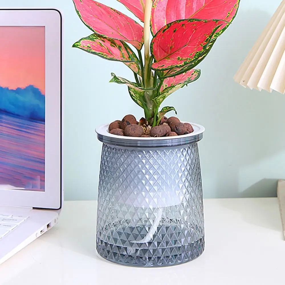 Practical Plastic Plant Pot Self Watering Visible Water Level Flower Pot Garden Supplies Hydroponic Planter
