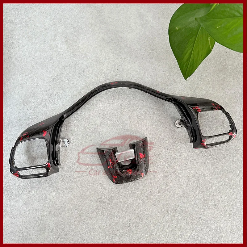 5K0998537B 5K0998537C 5K0998537 Customized forged carbon fiber steering wheel switch button frame decoration, for Golf 6 GTI