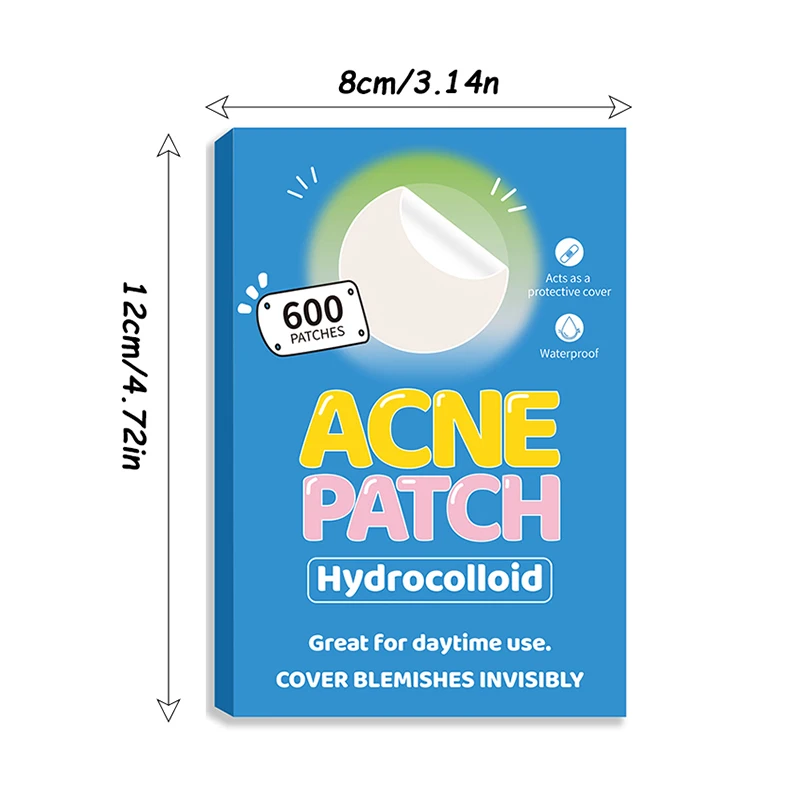 116/600Pcs Concealer Beauty Makeup Tool Repair Sticker Invisible Pimple Removal Anti-Acne Hydrocolloid Patches Spots Marks