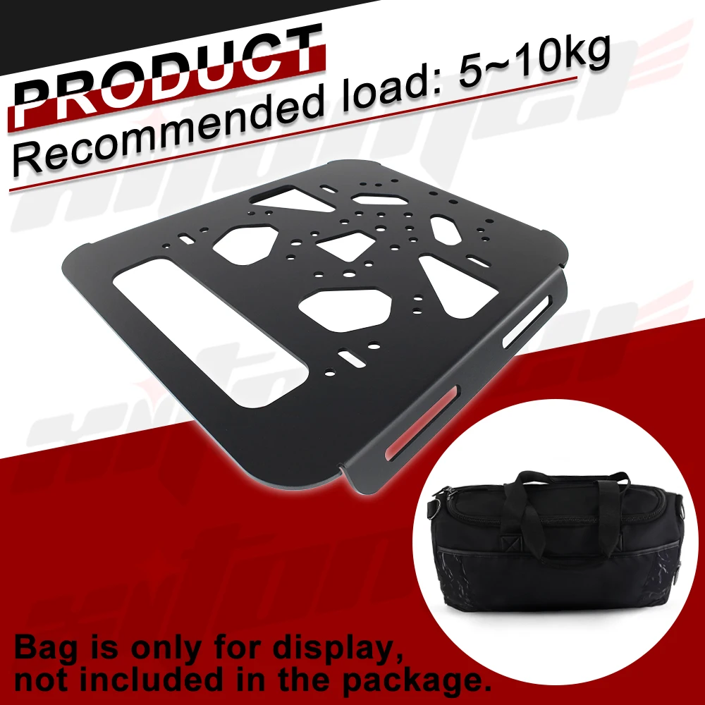 Motorcycle Rear Top Case Luggage Bracket Rack Carrier Plate KLR650 KLR650 S 2023-2026 KLR650 ADVENTURE 2022-2026 For Kawasaki view 2