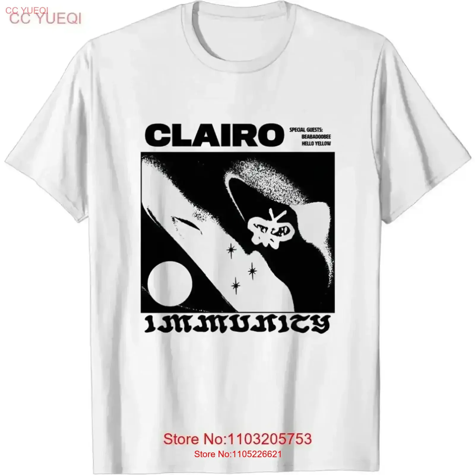 Clairo Immunity T shirt size S 5XL vintage Washed graphic Top For Everyday Wear designer clothes Breathable fashion vintage