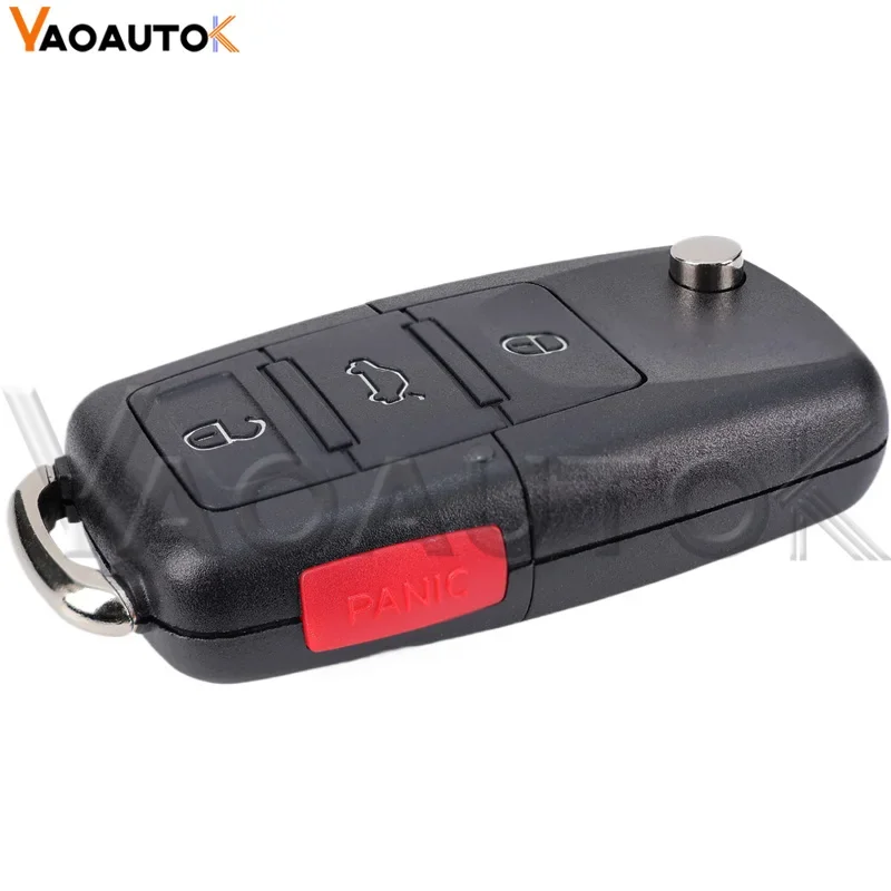 Remote Car Key Shell With HU66 New Folding Case Fob For VW Volkswagen Golf Mk6 Tiguan Passat CC SEAT Skoda Octavia 2/3/4 Buttons