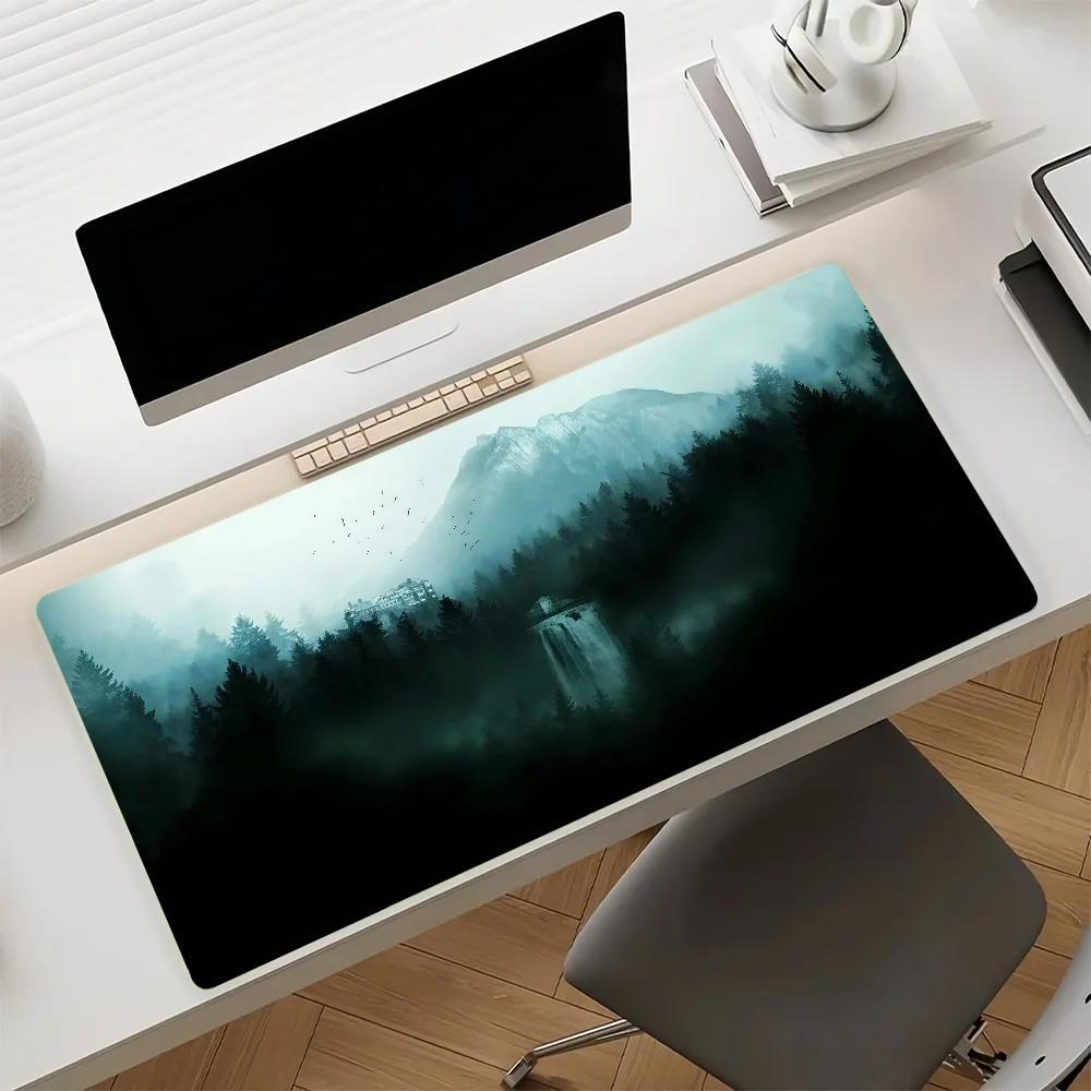 TV Twin P-peaks Mouse Pad Anti Slip Rubber Edge Locked Thickened Laptop Gaming Desk Mat