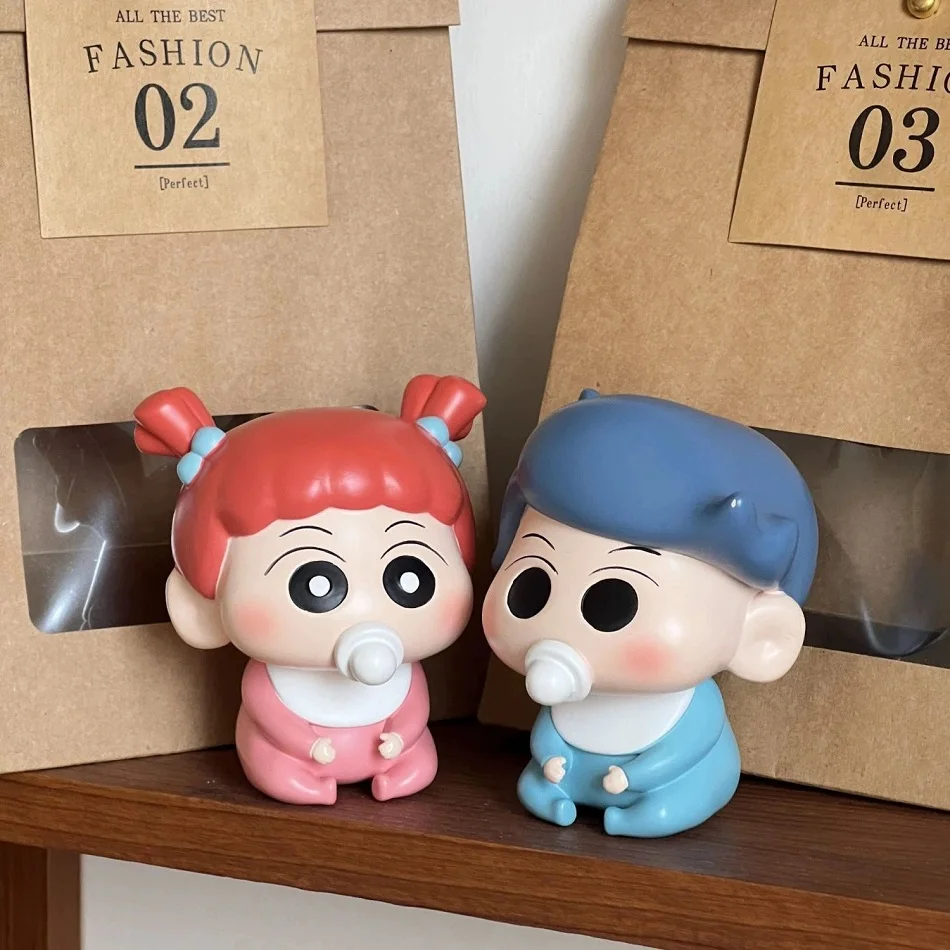 Cartone animato carino ciuccio pastello piccolo principiante figura scatola cieca bambino Xiaoxin Q versione creativa bambola carina desktop auto ornamento regali