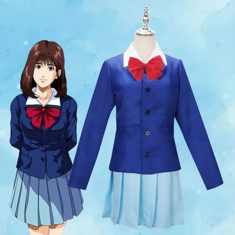 Disfraz de Anime Slam Dunk Haruko Akagi, uniforme escolar JK para mujeres, pelucas, Falda plisada Sexy para mujer adulta, traje de Halloween 5;c,8