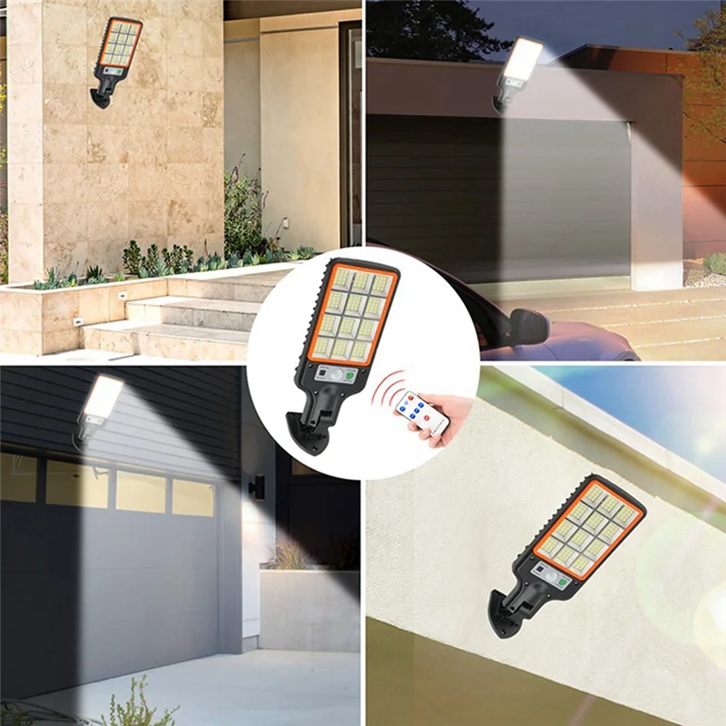 AF90-Solar Outdoor Lights-Motion Sensor Solar Powered Lights3 Modes-With Remote Control-Wall Security Lights