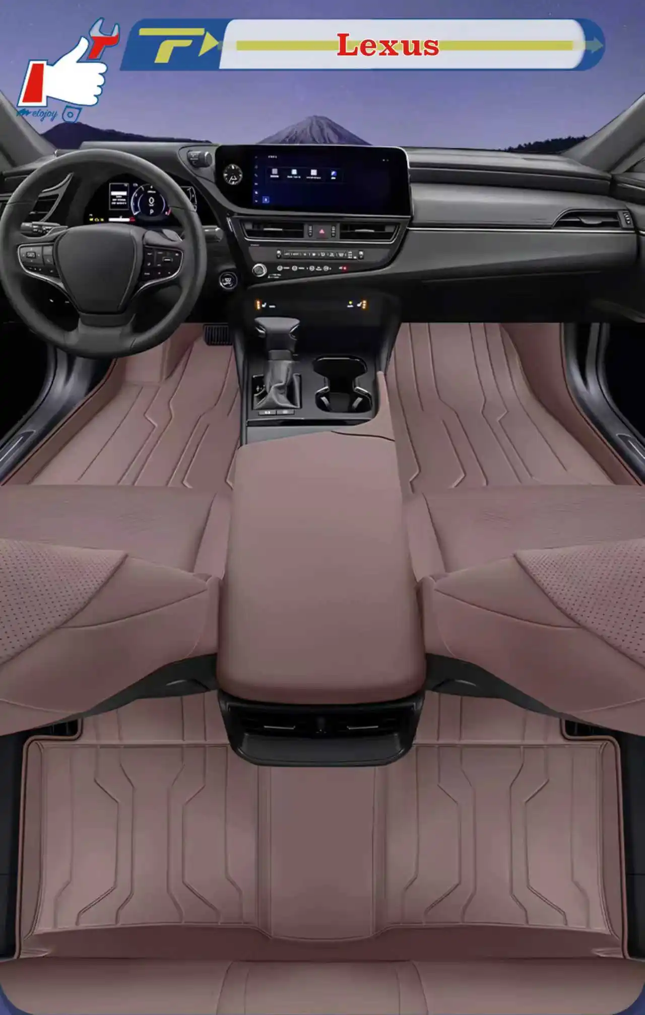 

Автомобильный напольный коврик с левым рулем для Lexus CT200h, полный коврик для ног, напольный коврик, водонепроницаемый коврик