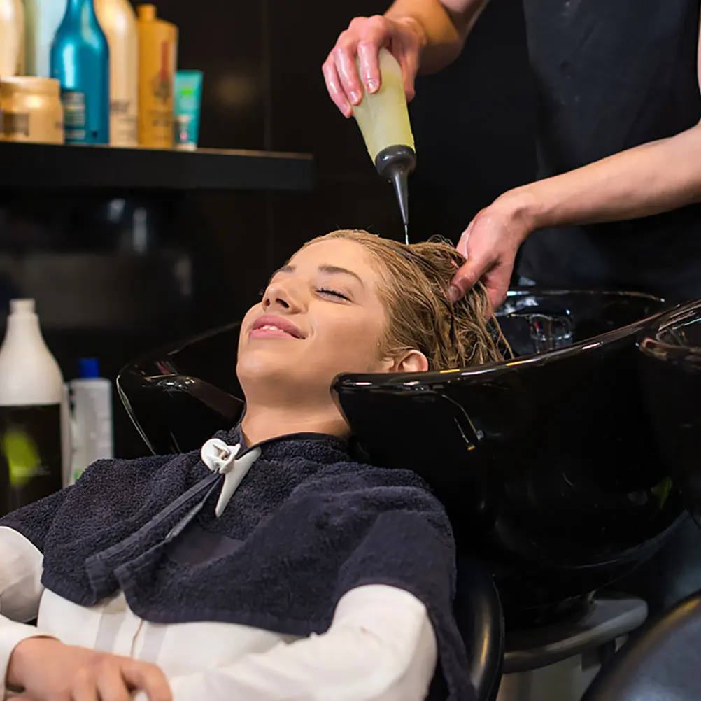 

6pcs Hair Coloring Bottles Dry Cleaning Bottle Salon Supply Premium Plastic Soft Leakproof Easy Squeeze for Hairdyeing