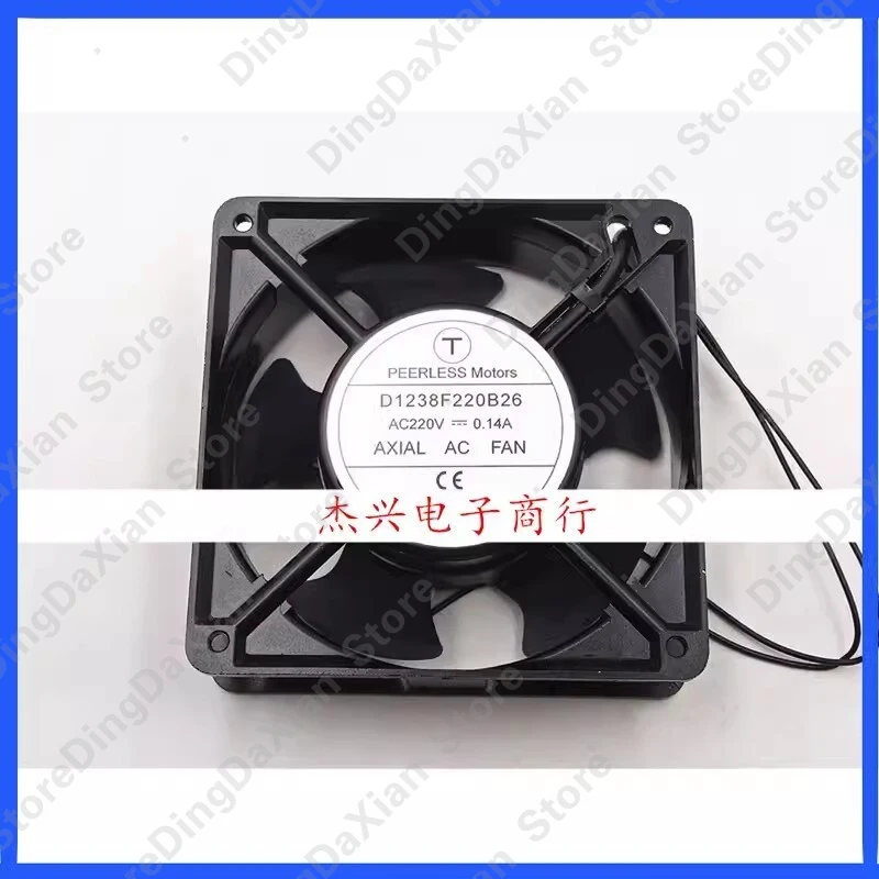 D 1PCS For T PEERLESS Motors D1238F220B26 AC220V 0.14A Axial Cooling Fan