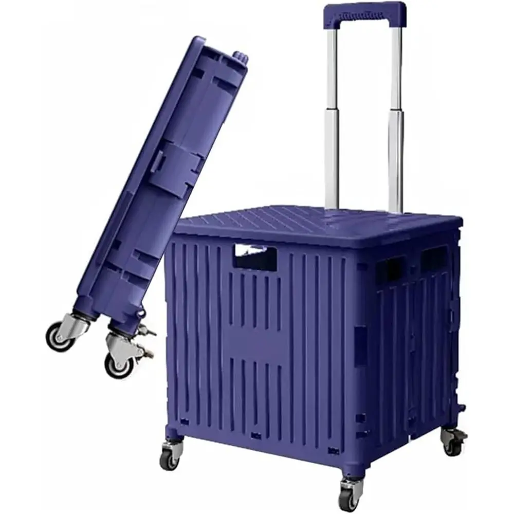 

Складная тележка на 4 колесах с объемом 65 л для супермаркетов и продуктовых магазинов