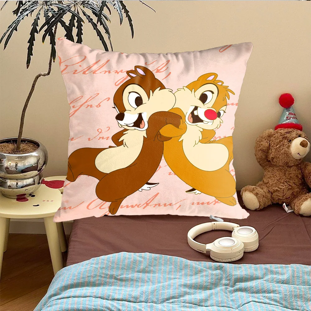 Kawaii C-رقائق وديل المخدة غطاء الوسادة 45x45 الوسائد الزينة عيد الميلاد الديكور 2026 هدية شخصية الشمال المنزل #3
