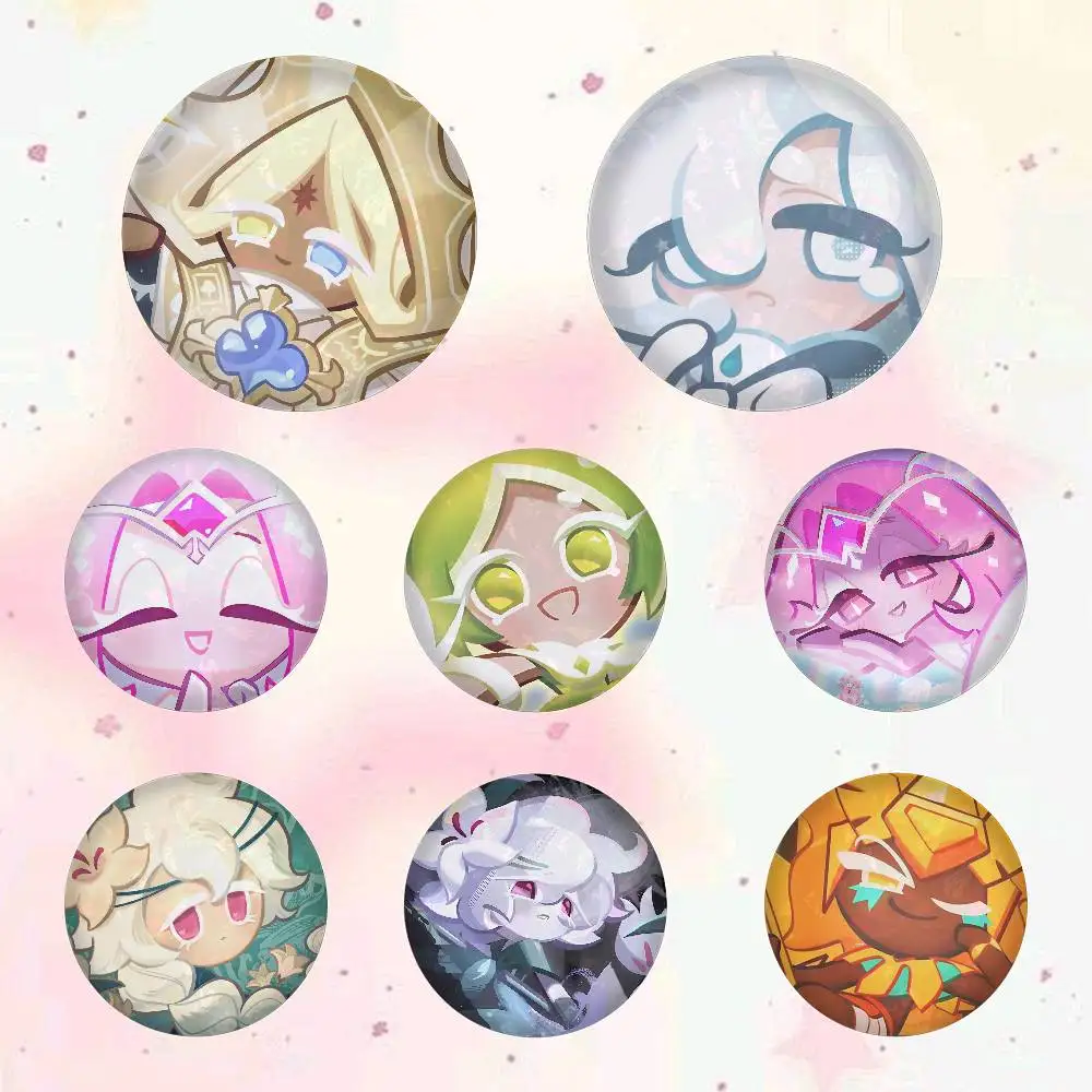 Cookie Run Kingdom Badges Button Round Creative Pin Brooch Badge Bag Decor Accessories Fans Collect Friends Gifts